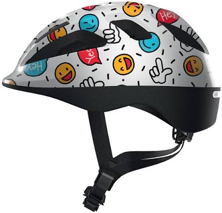 Abus Smooty 2.0 White Smiley Helmet