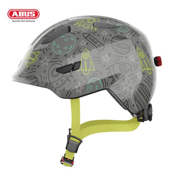 Abus Smiley 3.0 Grey Space LED kids Helmet