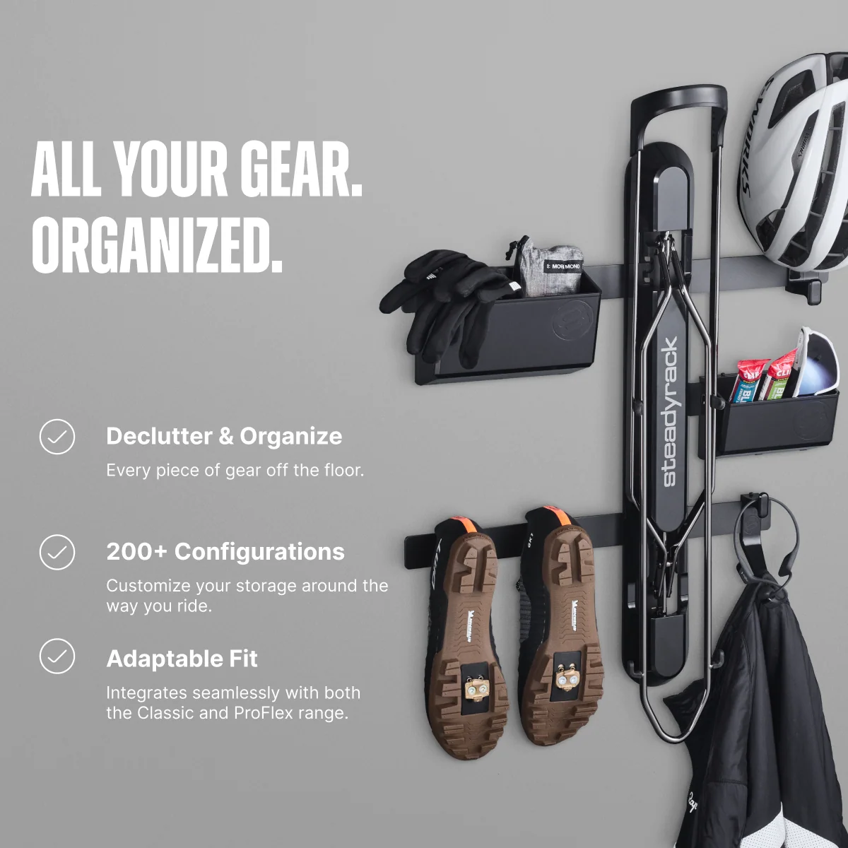 Steadyrack Gear Mate Storage Organiser System